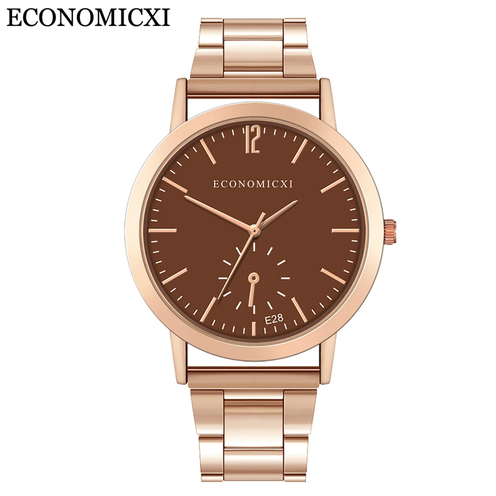 Мужские часы брендовые Роскошные повседневные из нержавеющей стали с ремешком