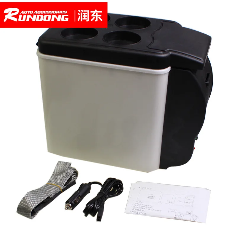 6 л автомобильный портативный согревающий ящик 12 в холодильник Морозильный