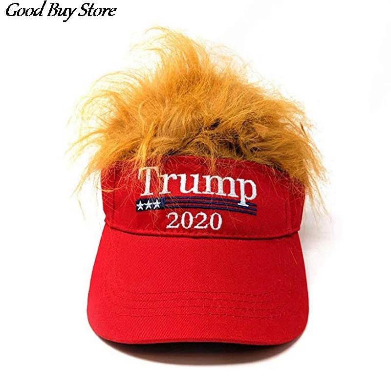 2020 Трамп искусственная Вышивка для мужчин и женщин искусственные волосы