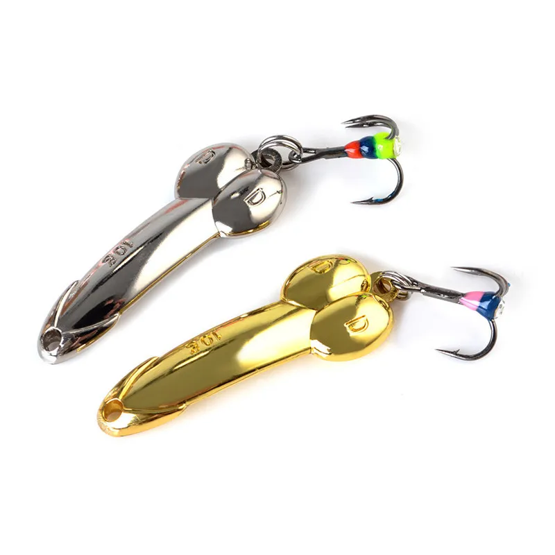 Приманка для зимней подледной рыбалки 1 шт. 5 г/10 г золотая серебряная жесткая