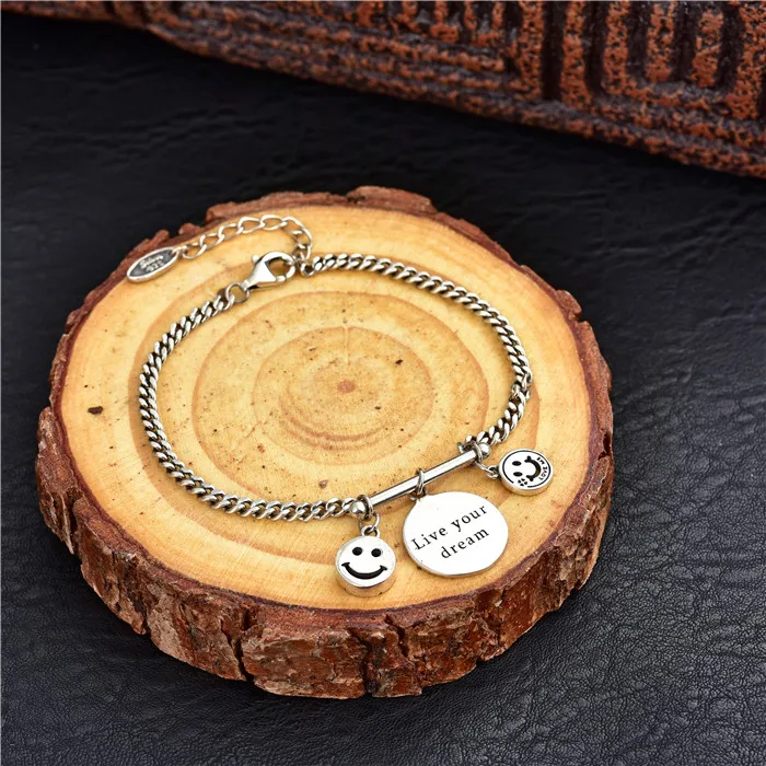 sterling silver925 Новинка, серебро пробы, S925, женский браслет, бутик, свадебный браслет, серебро 925, модные ювелирные изделия - Окраска металла: sterling silver925