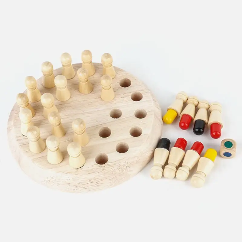 

Детская деревянная памяти шахматы игра строительные блоки настольные игры родитель-ребенок интерактивные Обучающие Игрушки для раннего р...
