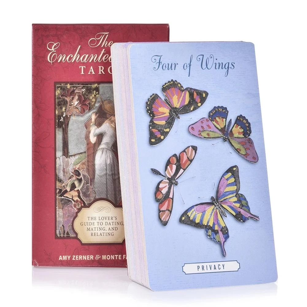 78 шт. зачарованная любовь Таро семейная Праздничная Вечеринка игральные карты