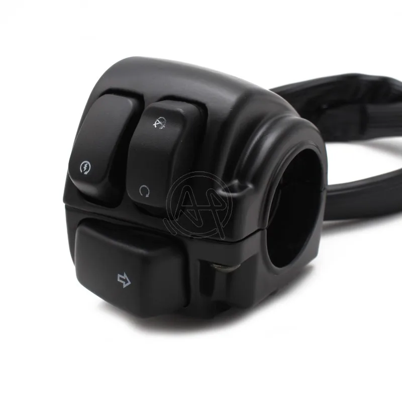 Переключатель управления на руль мотоцикла 1 дюйм 25 м с жгутом проводов для Harley Dyna