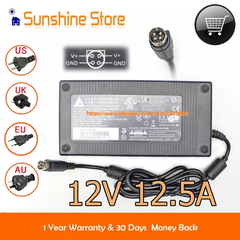

Подлинный для Delta 12V 12.5A 150W адаптер переменного тока DPS-150NB-1 B DPS-150NB Laoptop источник питания
