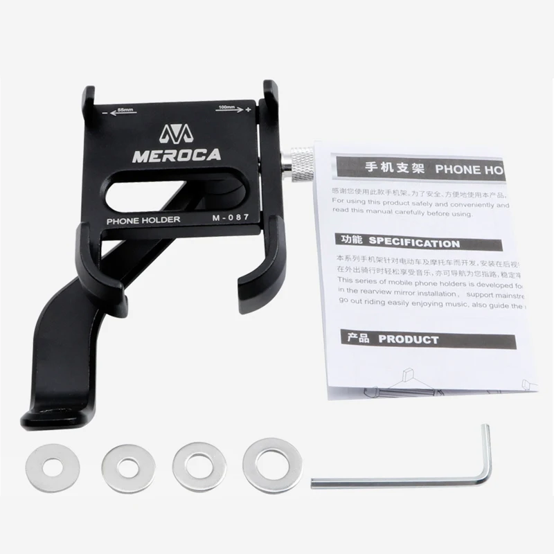 

Aluminum Alloy Bicycle Holder Motorcycle Handlebar Mount for Phone Bike Parts