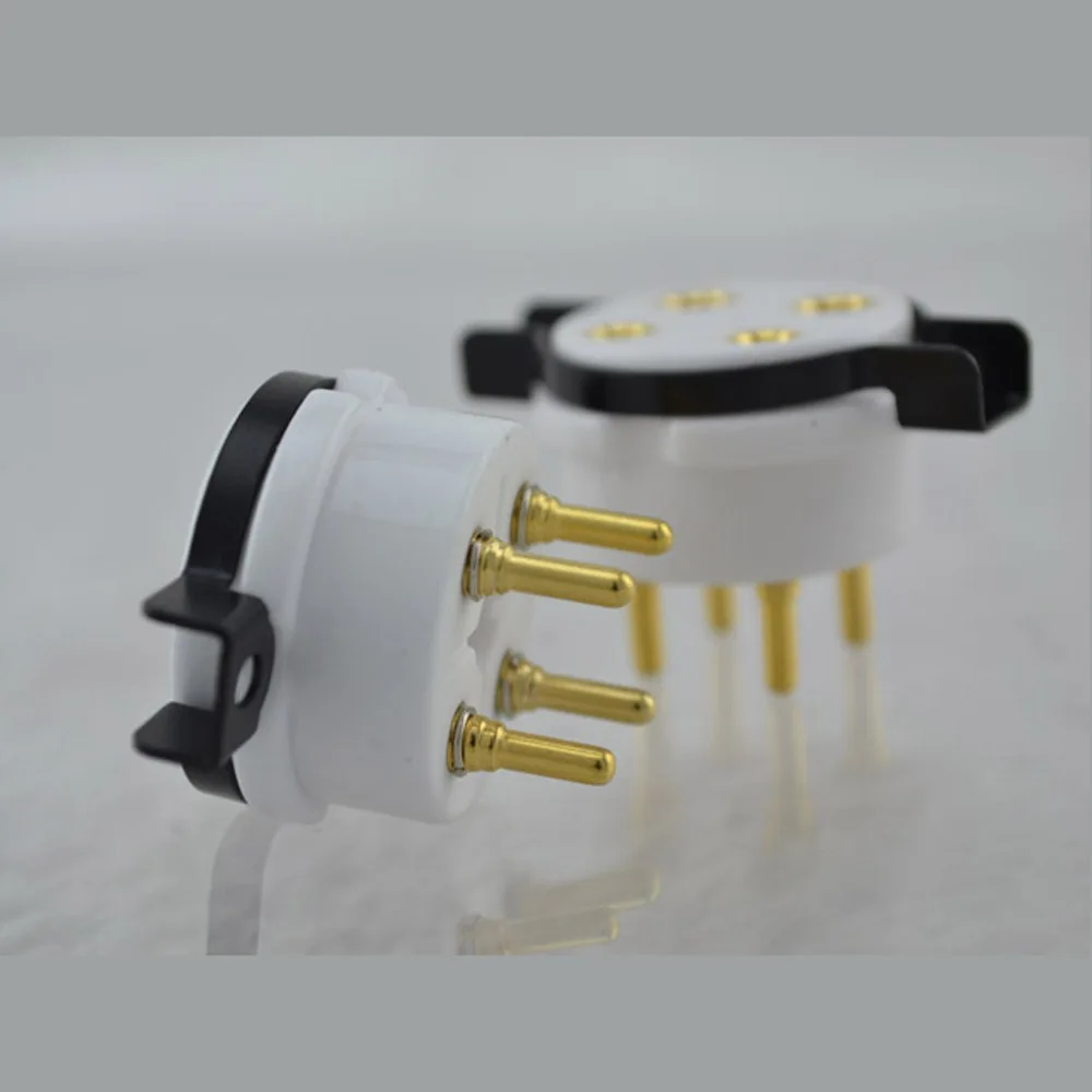 2 шт. Hi-end Керамика 4pin Ламповые панели для 2A3 300B PX4 5Z3P 5U4G 274A 45 71 Hi-Fi Винтаж Ампер DIY