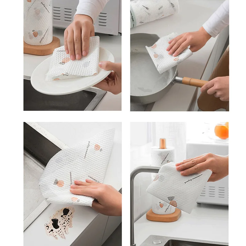 1 рулон салфетка для мытья посуды из нетканого материала | Дом и сад
