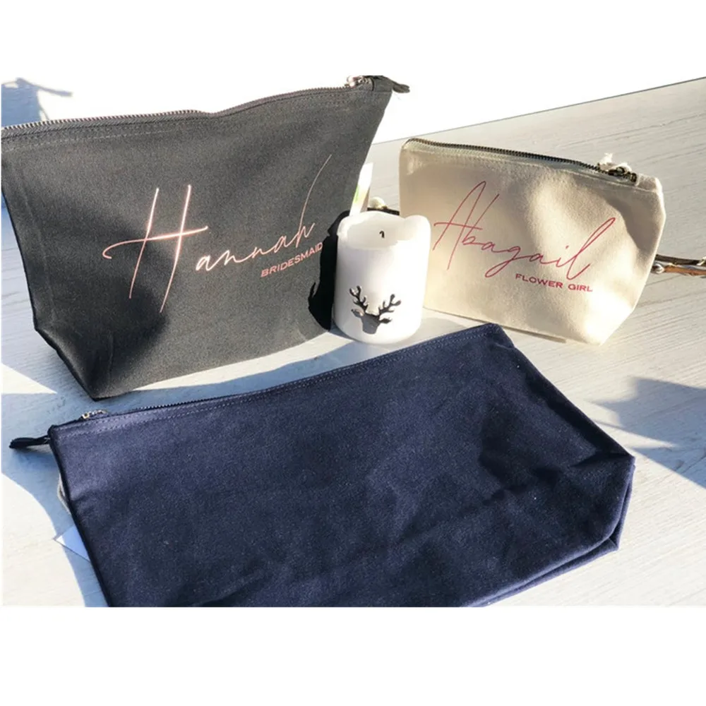 Сумка для макияжа с именем Золотая косметика на заказ сумочка невесты дорожная
