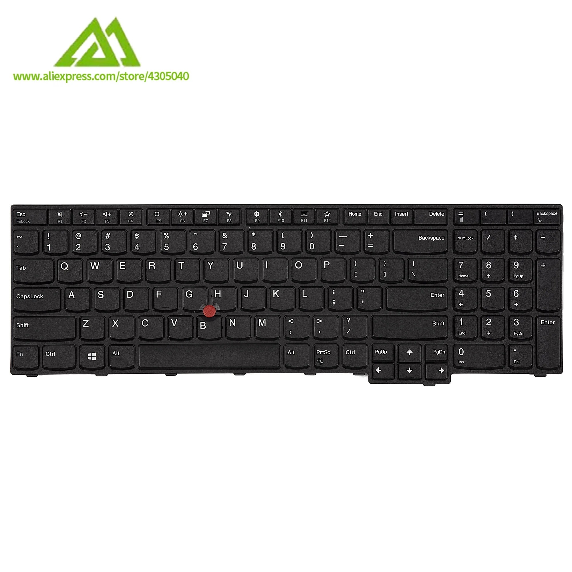 

New Original US English Keyboard for Lenovo Thinkpad E570 E570C E575 No Backlit 01AX200 01AX160 P/N:SN20K93368