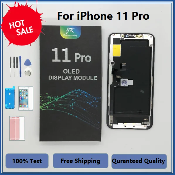 

ЖК-дисплей JK для iPhone 11 Pro Incell, мягкий OLED дисплей с сенсорным экраном и дигитайзером в сборе для iphone 11 Pro