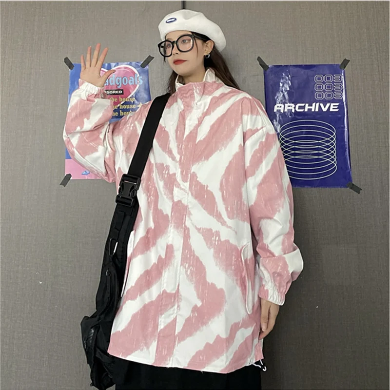 

Jacket Women Harajuku Vintage Jacket Baseball Jacket Parkas Fashion Women's Spring Jacket Black Women's Clothing 2021 College