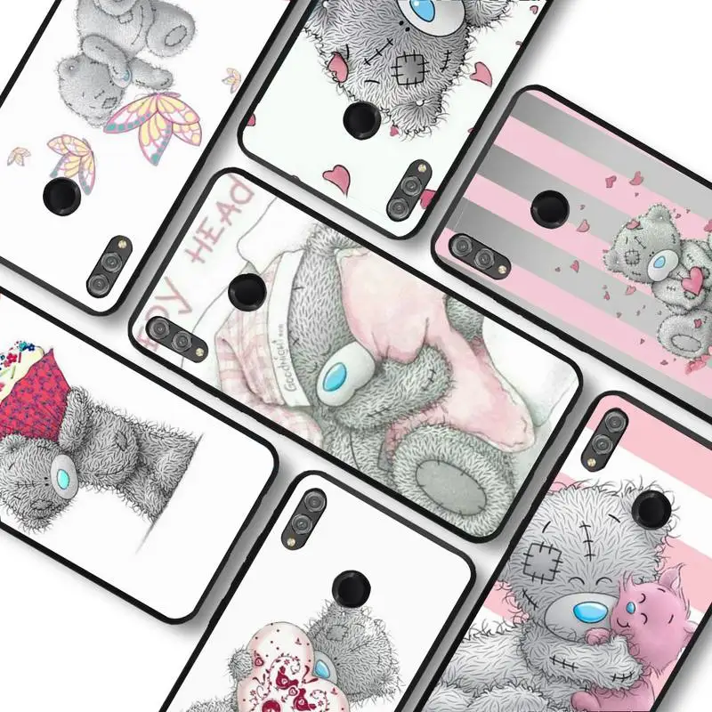 

Lovely Teddy bear Phone Case For Huawei honor10Lite 10i 20 8x 10 Funda for Honor9lite 9xpro Back Coque