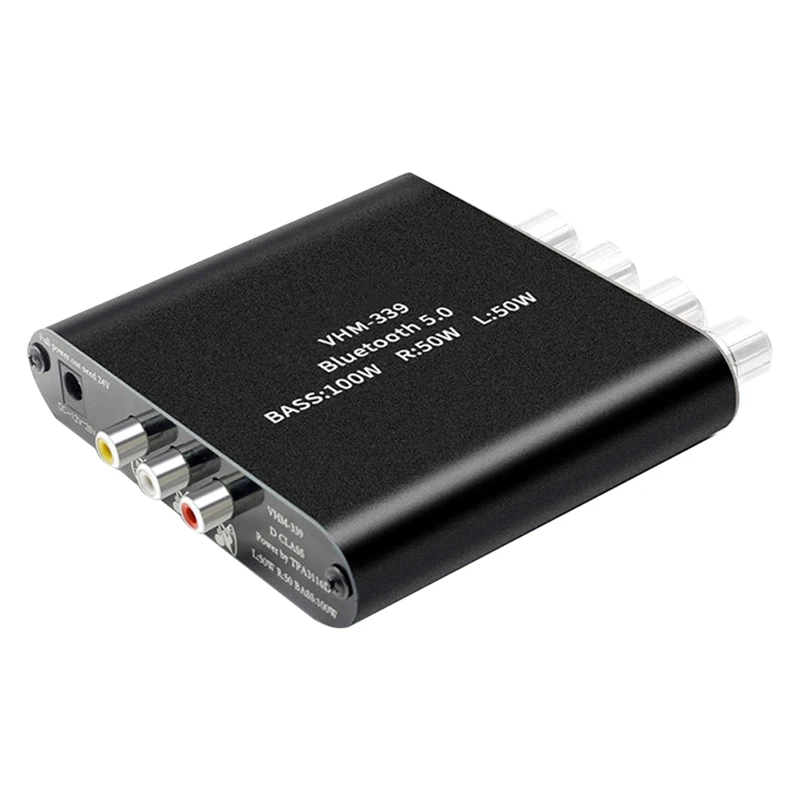 

VHM-339 Bluetooth 5.0 Amplifier TPA3116D2 Digital 2.1 Channel Subwoofer Amplifier Board 2X50W+100W