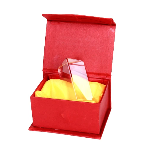 Прецизионная научная оптическая стеклянная треугольная призма для обучения