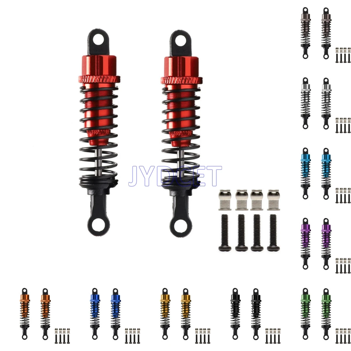 

2pcs Aluminum 52-64mm Oil Shock Absorber 736092 For RC 1/18 Car FS Racing Off-road Truck 73603 73801