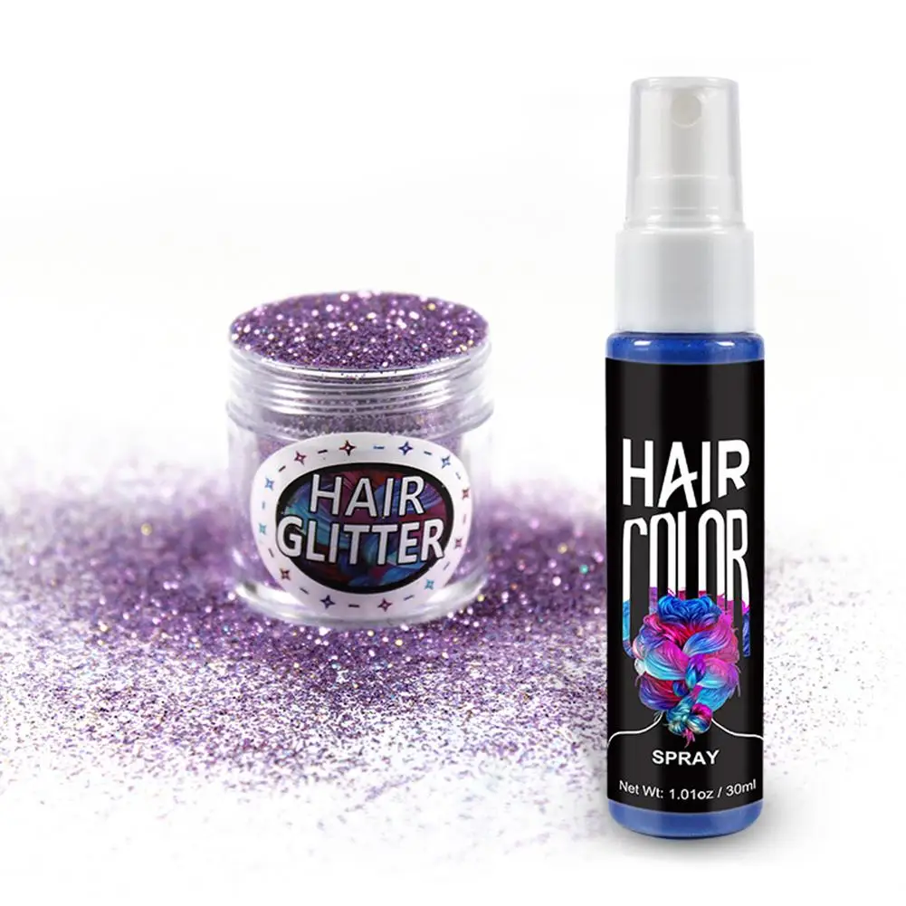 

6pcs 30ml Hair Color Spray Instant Hair Color Temporary Hair Dye Styling Products Hair Color Beauty For Halloween Cosplay Props