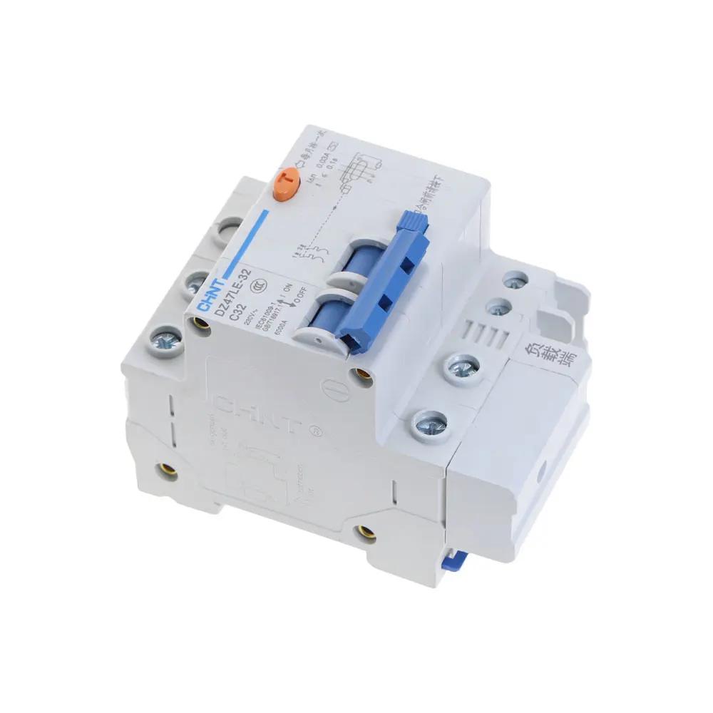 CHNT DZ47LE 2P 10A 16A 20A 25A 32A 40A 50A 60A автоматический выключатель остаточного тока RCBO|residual