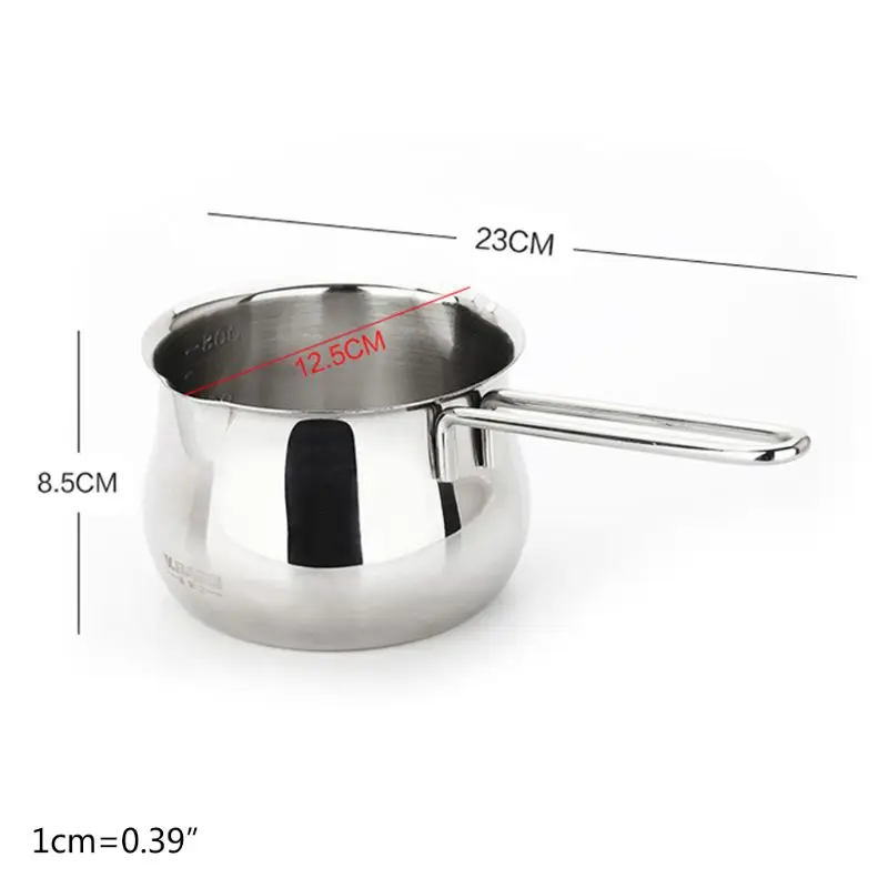 Мини кастрюля для подогрева молока из нержавеющей стали таяния соусов масла
