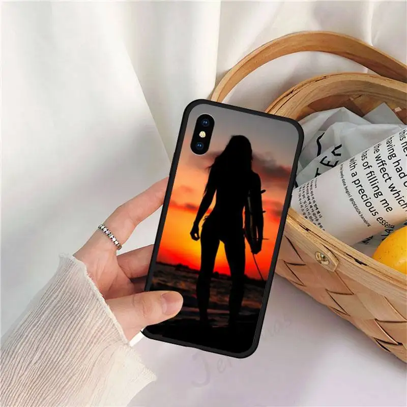 

Summer beach surfboard surfing Phone Case for iPhone 11 12 pro XS MAX 8 7 6 6S Plus X 5S SE 2020 XR