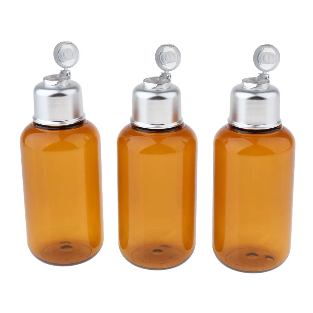 

Large Capacity Empty Water Bottle Shampoo Bottle Makeup Cosmetic Tool - 3pcs