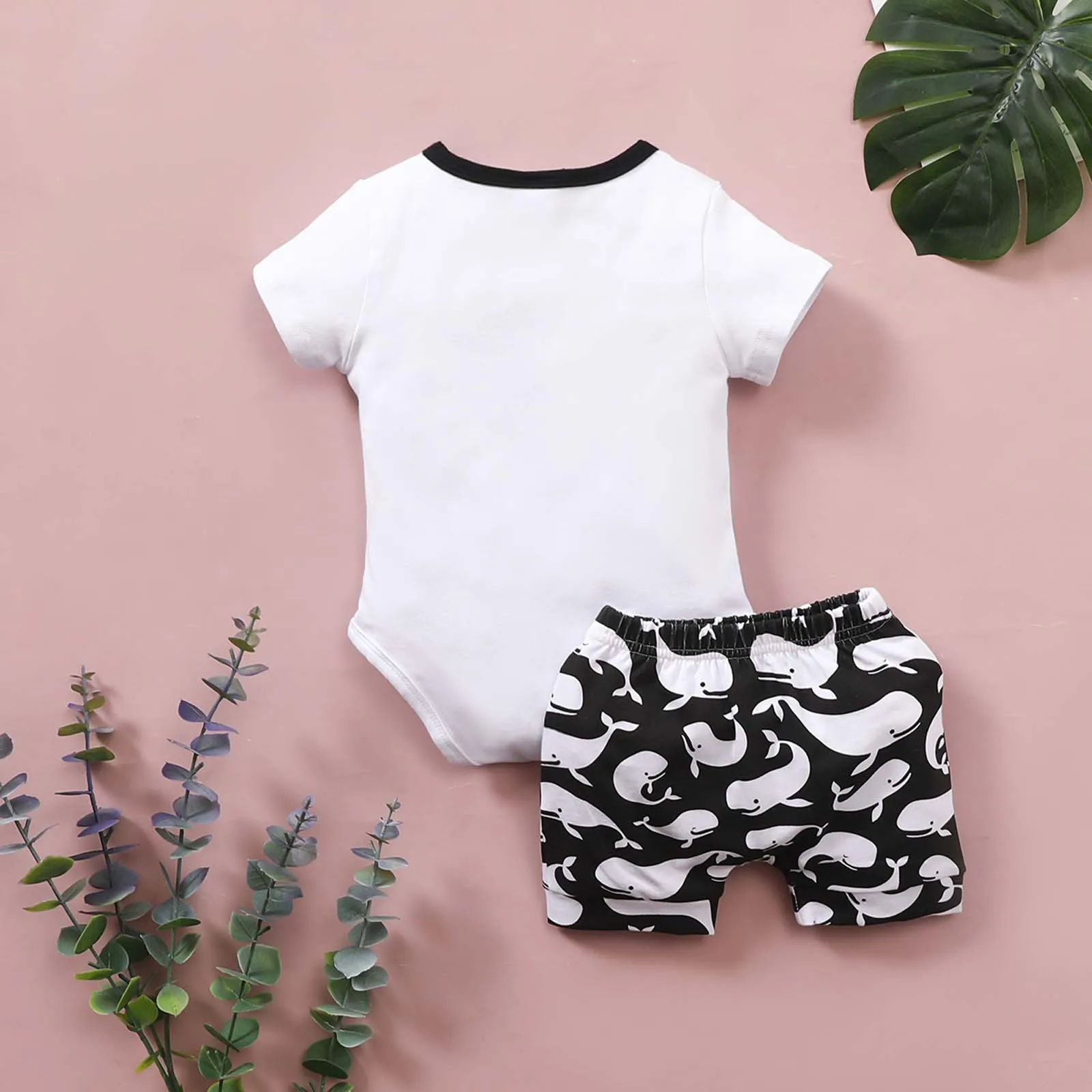 Комбинезон с коротким рукавом и шортами для маленьких мальчиков девочек 2021 |