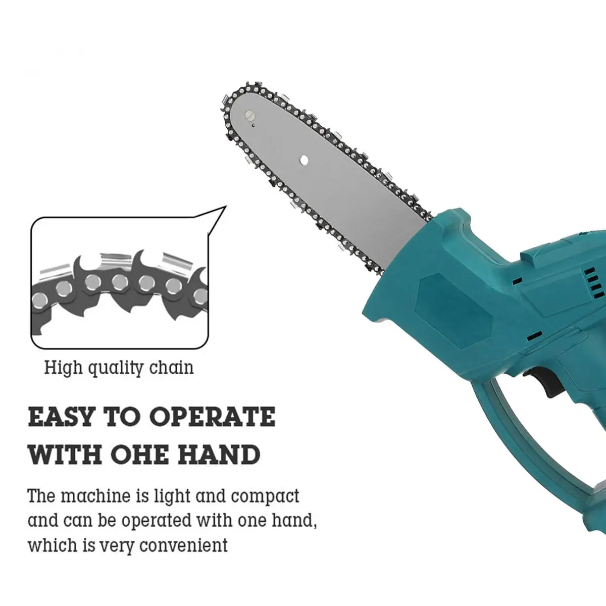

8inch 388VF Cordless Electric Saw Chainsaw Bracket 2500W Brushless Woodworking Cutting Machine Power DIY Tools with 2 Battery