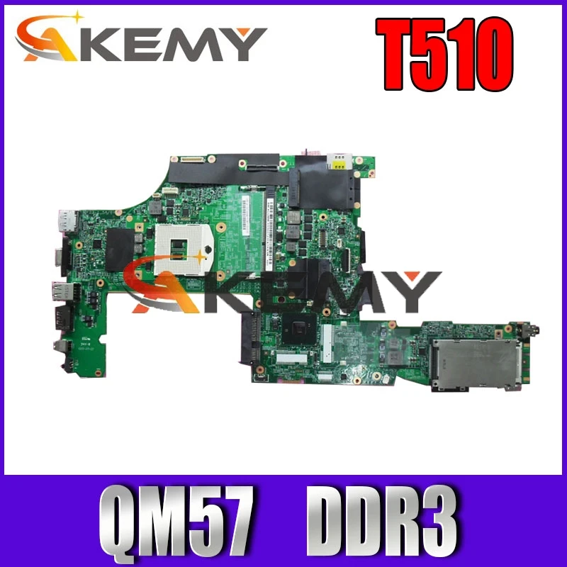 

63Y1499 Notebook PC System board For Lenovo thinkpad T510 T510I Main Board / Motherboard 15 inch QM57 DDR3 48.4CU03.031
