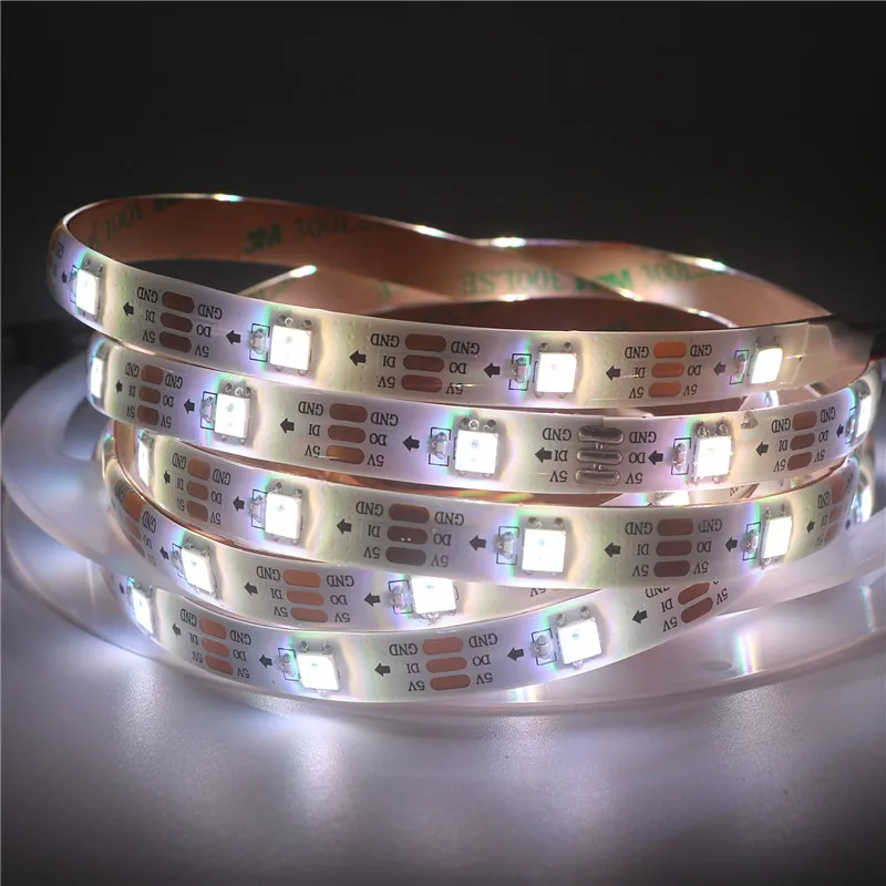 Модифицированная Пиксельная Светодиодная лента WS2812B SK6812 0 5/1/2/3/4/5 м SMD 5050