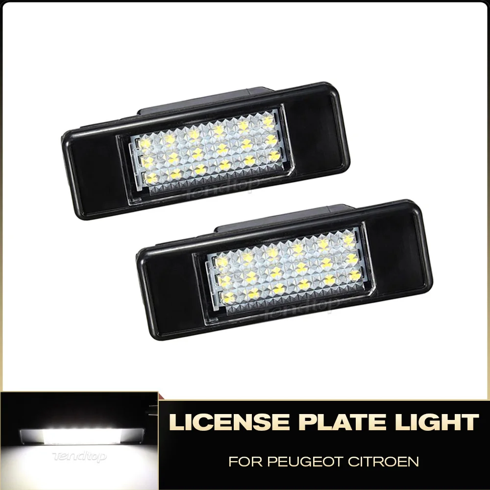 

Canbus подсветка номерного знака для Peugeot 106 207 307 308 406 407 508 для Citroen C2 C3 C4 C5 C6 C8 лампа номерного знака