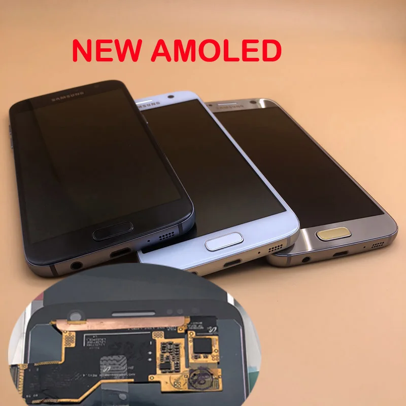 5 1 &quotSuper Amoled LCD дисплей с рамкой тачскрин аналагово цифровой преобразователь для