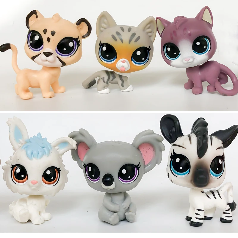FGHGF 10 шт./лот коллекция для питомцев фигурка колли Собака Кошка Птица риббат