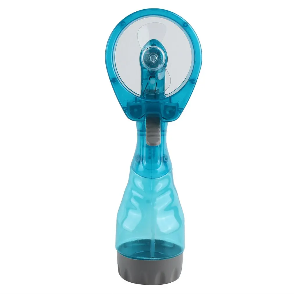 Портативный ручной вентилятор с водяным распылением 2 в 1 мощный охлаждением для