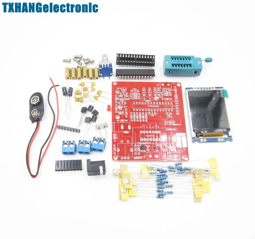 Mega328 Транзистор тестер LCR Емкость ESR метр ШИМ DIY TFT ЖК Генератор Электронный diy