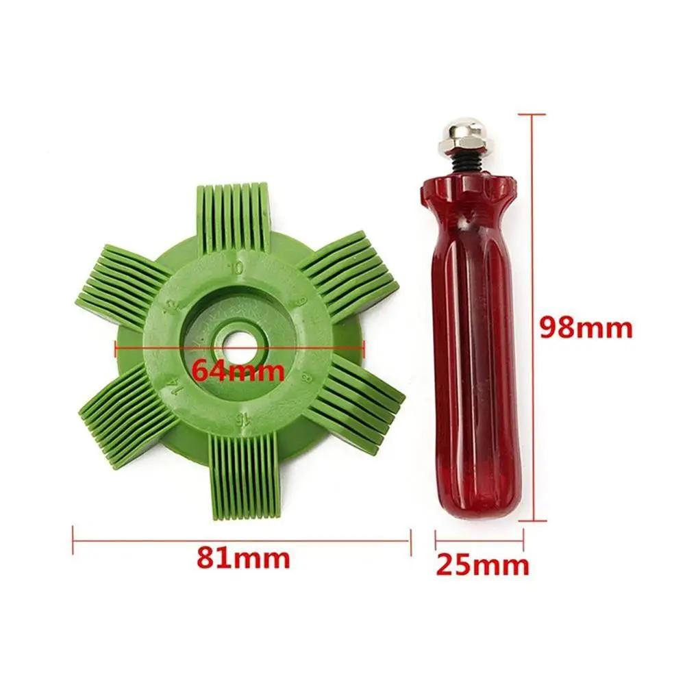 Универсальный автомобильный A/C радиатор гребень пластиковый конденсатор