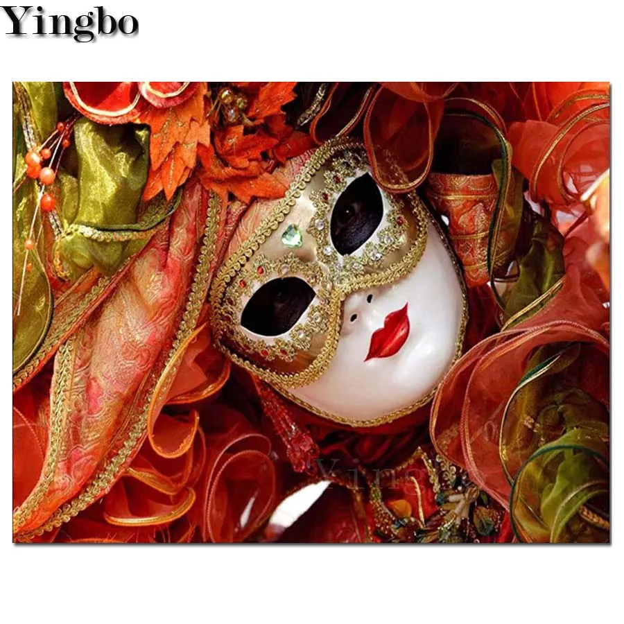 Алмазная картина сделай сам 5D маска для женщин алмазная вышивка мозаика стразы