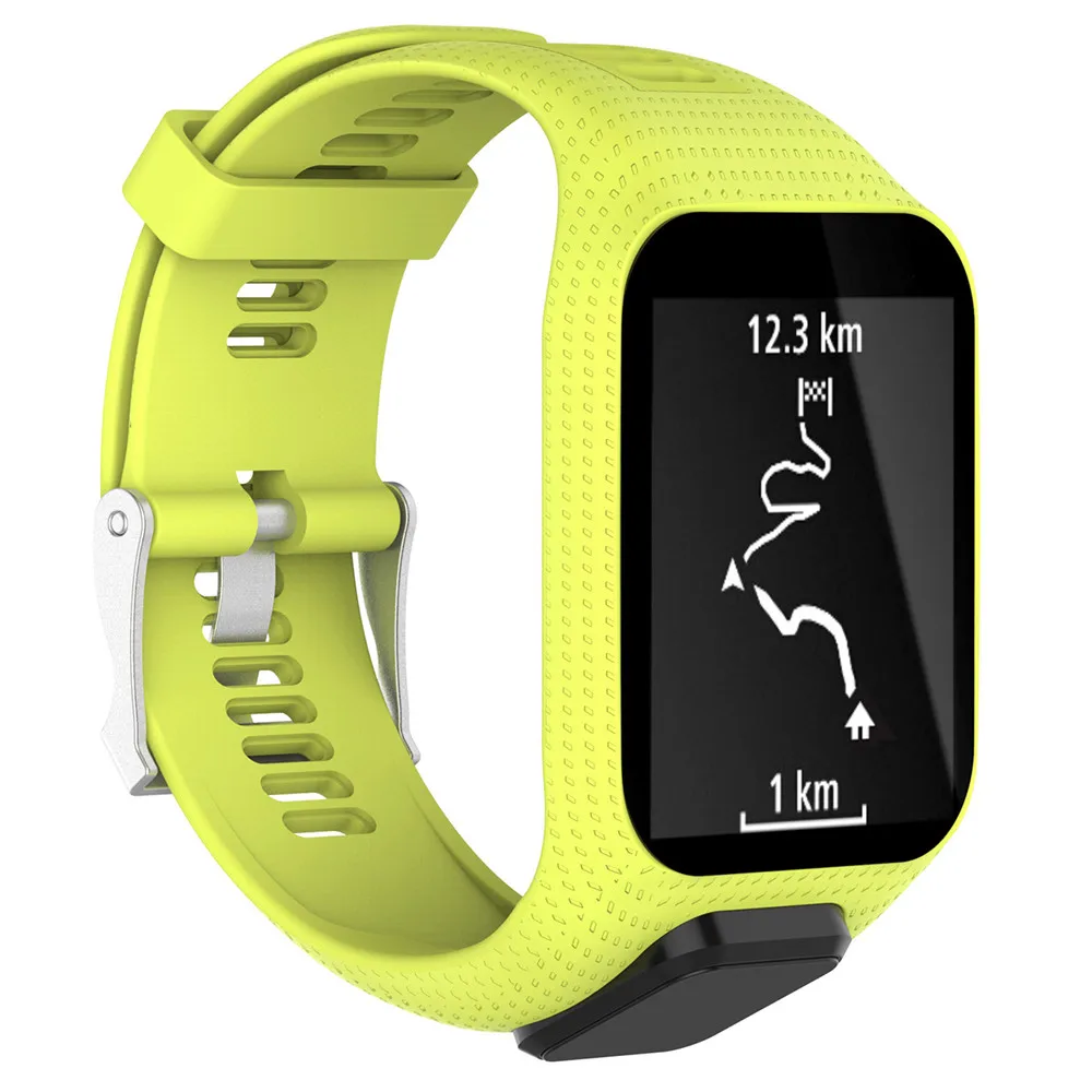 Ремешок для часов из ТПЭ для TOMTOM Runner 2 3 Spark/3 Glfer 2 Adventurer gps Watch 11 цветов Сменные Ремешки для наручных часов