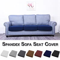 stretch cushion cover sofa cushion furniture protector sofa seat cover sofa slipcover soft flexibility with elastic bottom d30