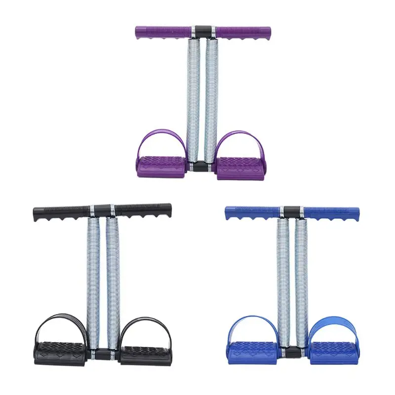 

Elastic Sit Up Equipment, Pull Rope Dual Spring Tension Foot Pedal Sit Up