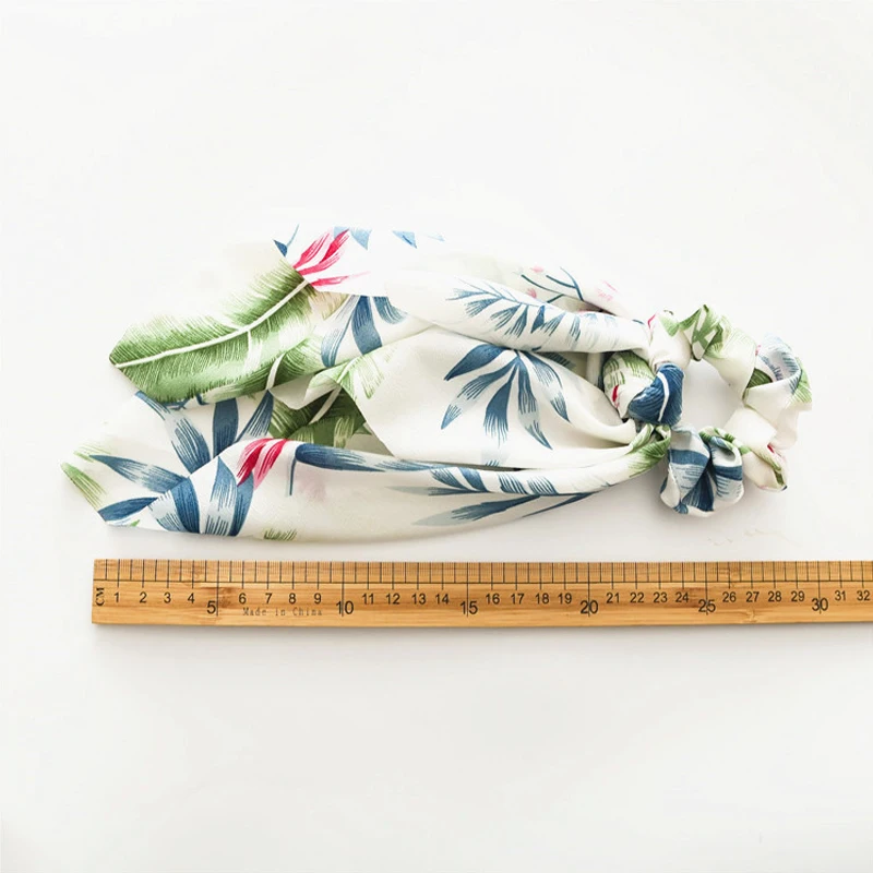 Повязка на голову в цветочек boho scrunchie pack повязка дизайнерский женский аксессуар