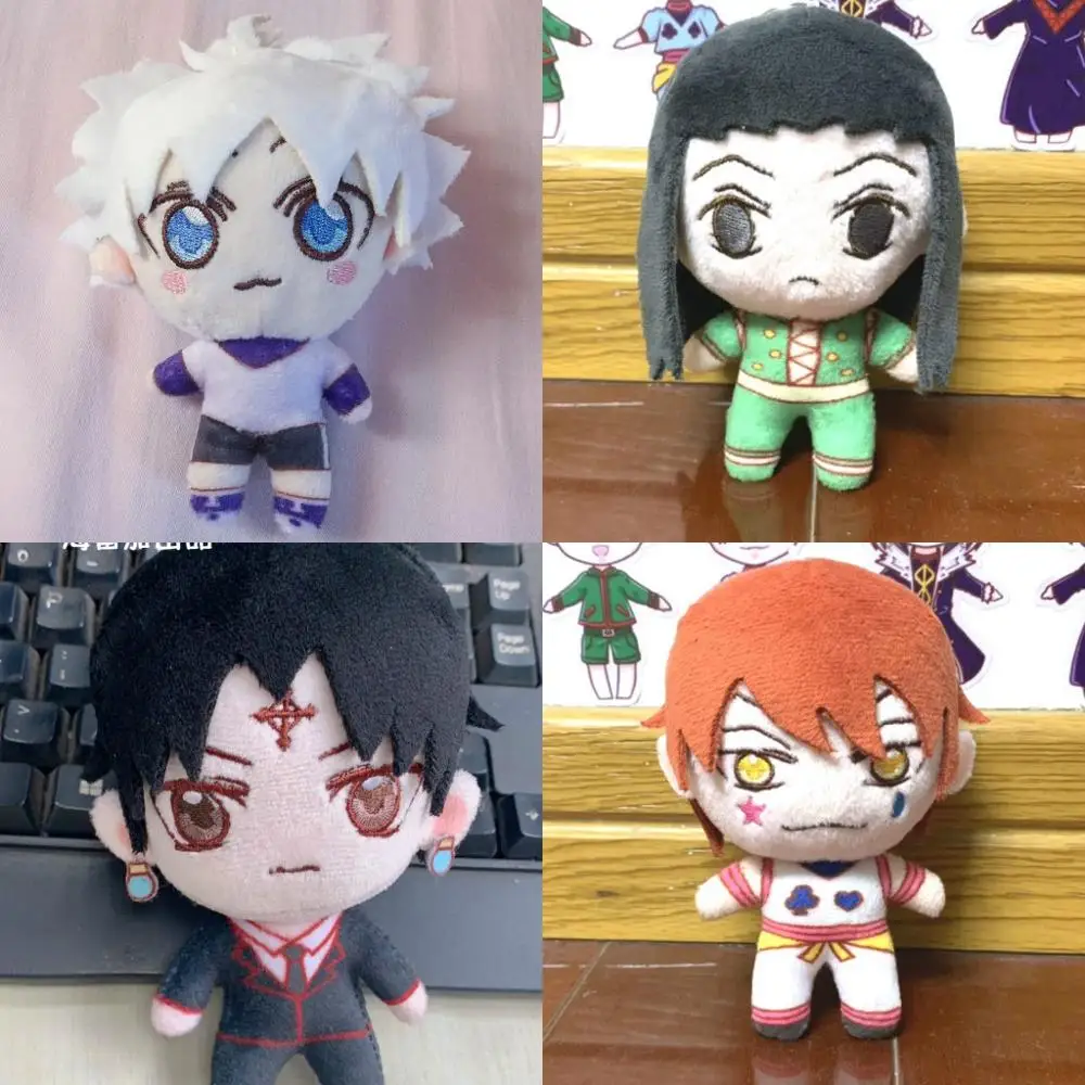 

Милый плюшевый брелок для косплея из аниме HUNTER × HUNTER Killua Zoldyck, мини-кукла с подушкой, Мультяшные игрушки, брелки, рождественские подарки 13 см