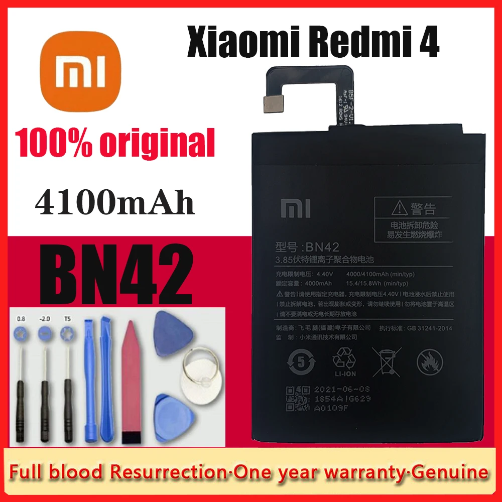 

Оригинальный аккумулятор Xiaomi BN40 BN42 BM49 BM50 BM51 для Redmi 4 Pro Prime 3G RAM 32G ROM Edition Redrice 4 Redmi4 Mi Max Max2 Max3
