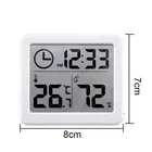 Цифровой термометр для помещений, измеритель влажности с ЖК дисплеем, датчик температуры, гигрометр для спальни, без батареи