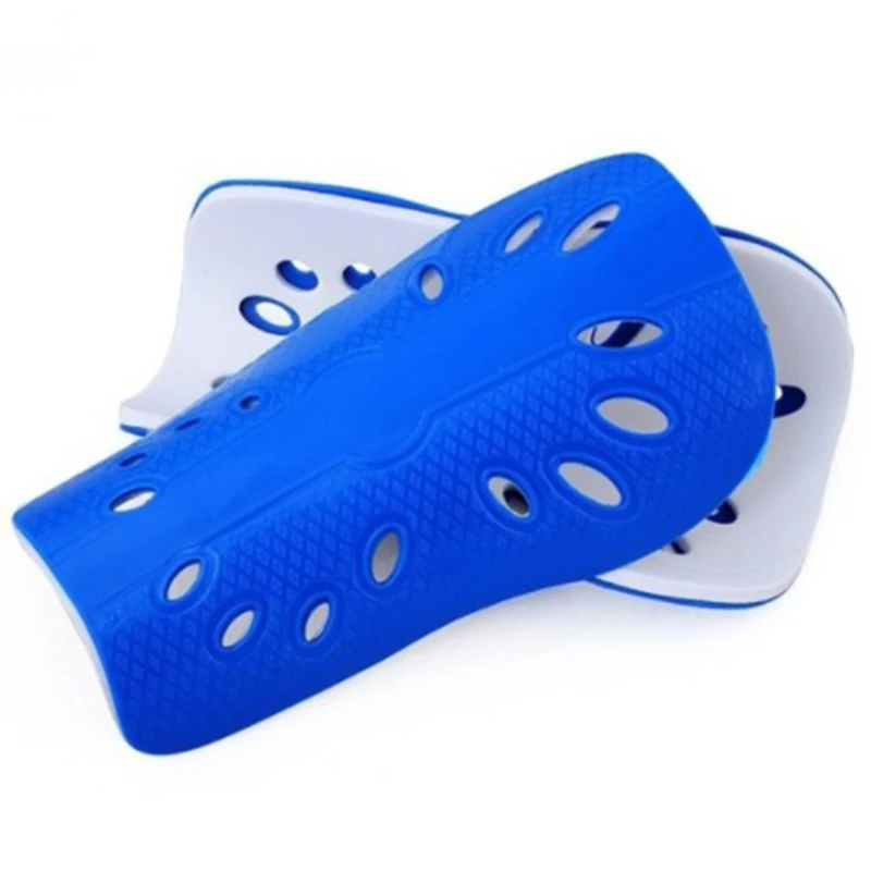 1 Pair Football Shin Pads Plastic Soccer Guards Leg Protector For Kids Adult Protective Gear Breathable Guard Blue Red |