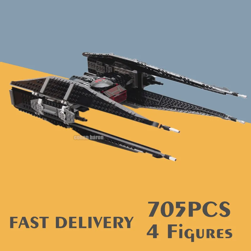 Новинка Конструктор из серии Star Space Wars R2D2 бритва крест A-крыло Истребитель