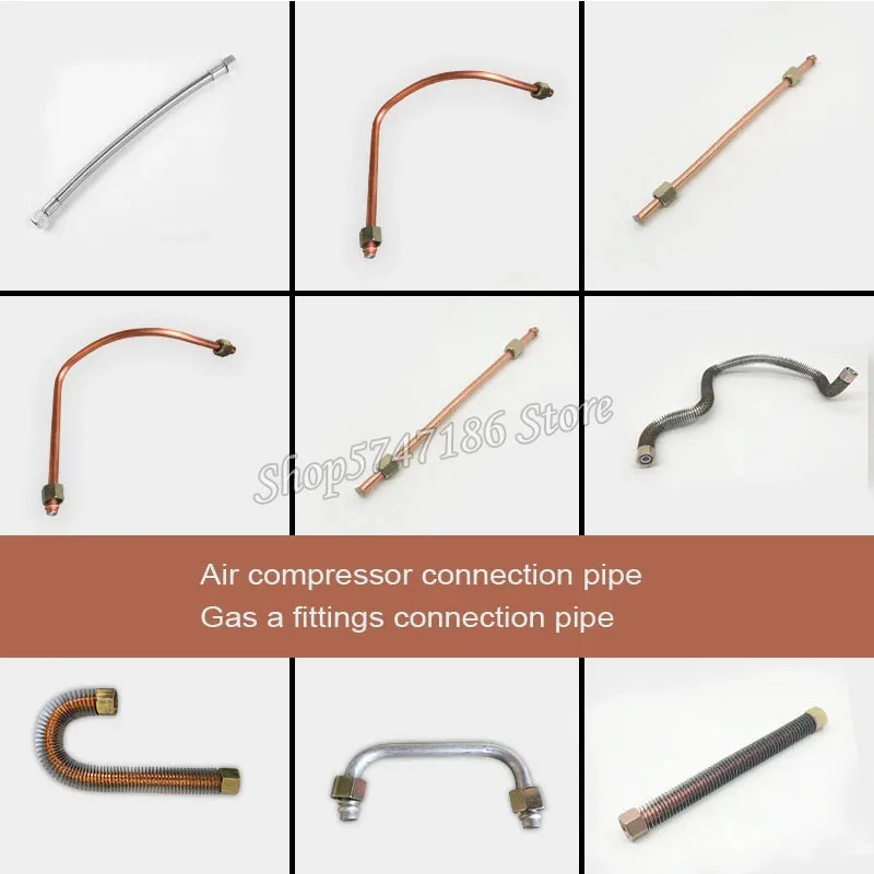 Air Compressor Fittings Air Pump Elbow Pressure Switch Connected to Aluminum Pipe Bridge Intake Pipe