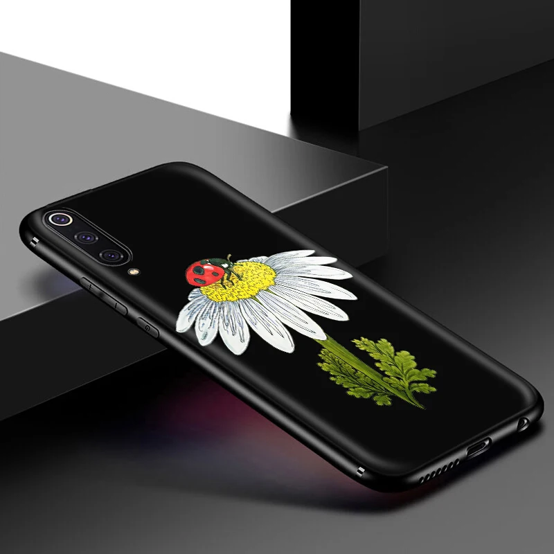 YIMAOC Мягкий силиконовый чехол с четырьмя листьями божьей коровкой маргариткой