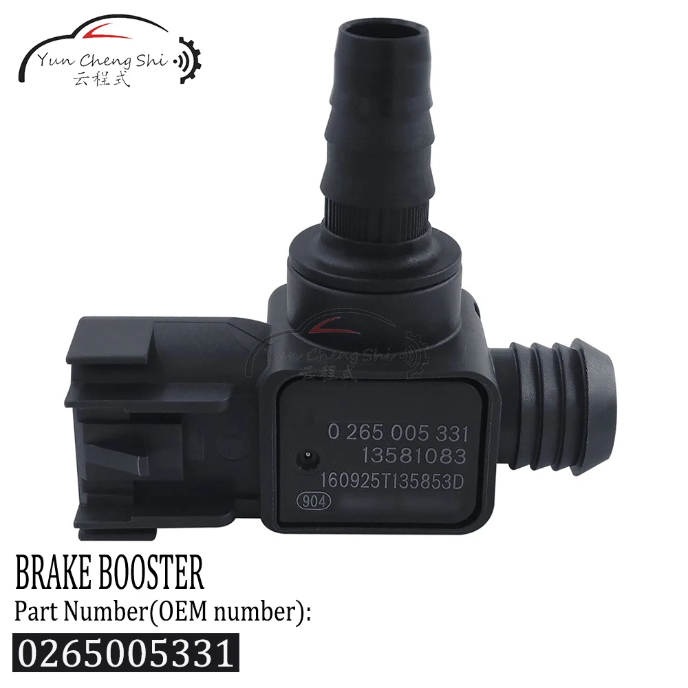 

For NEW BRAKE BOOSTER PRESSURE VACUUM SENSOR 0265005331 GM 13581083
