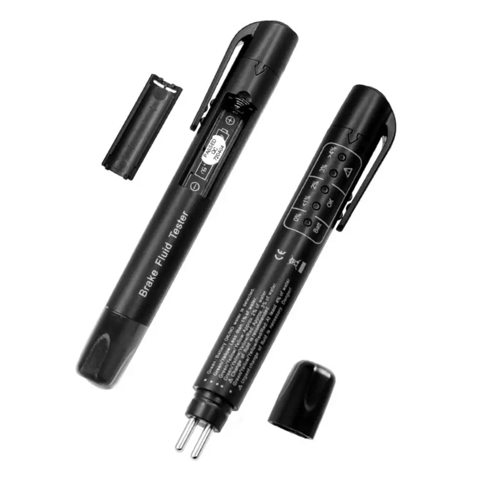 Universal Car Brake Fluid Oil Liquid Tester 5 LED Auto Testing Tool Check Pen Digital Vehicle | Автомобили и мотоциклы