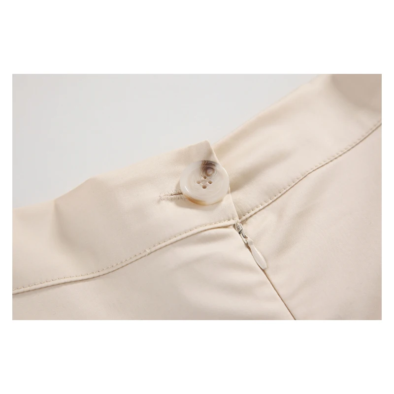 

Nbpm Women 2021 Chic Fashion With Vintage Casual High Waist Pleated Skirts Sweet Spring Summer Femme Jupes Bottoms Loose Hemline